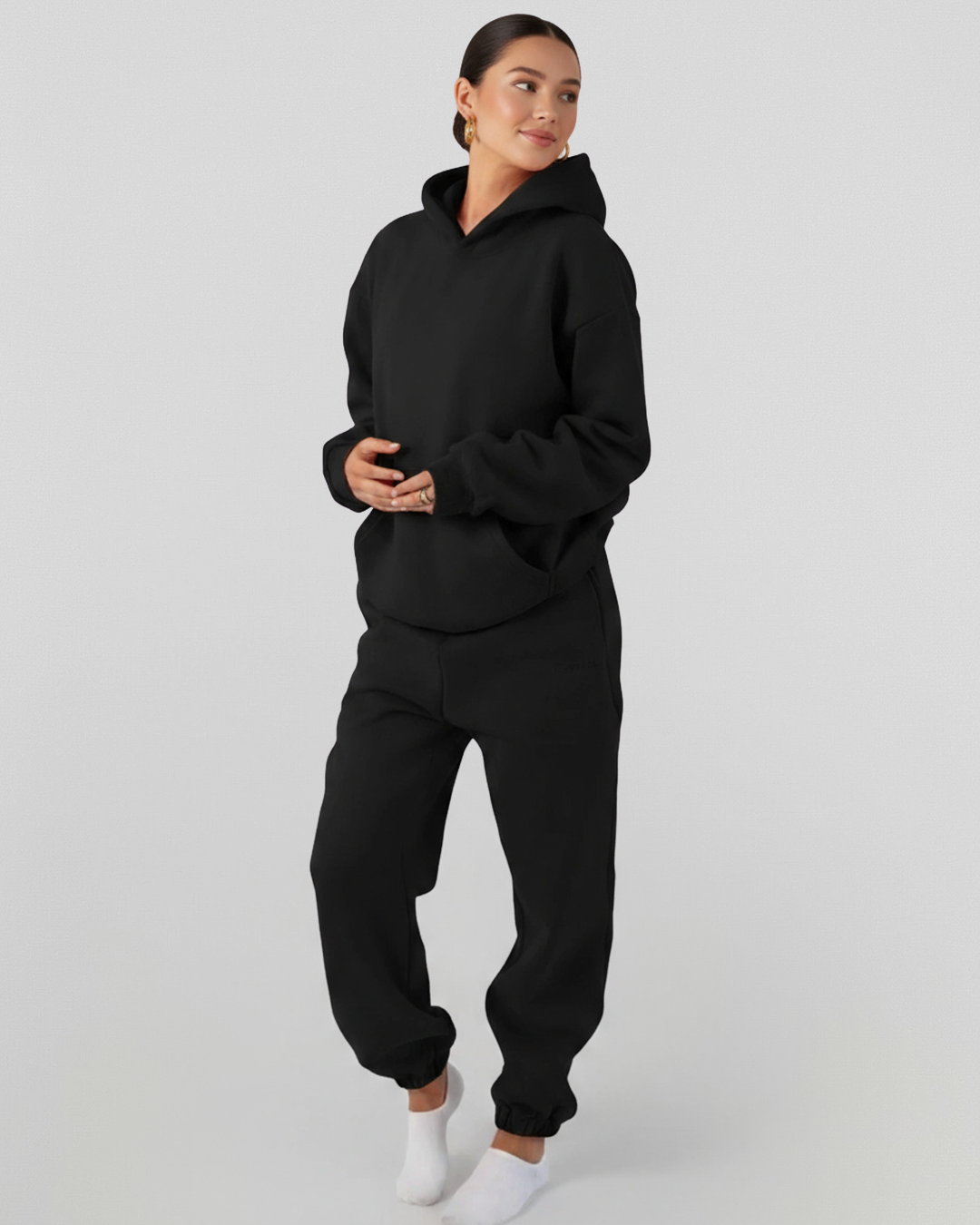 French Terry Set - Black