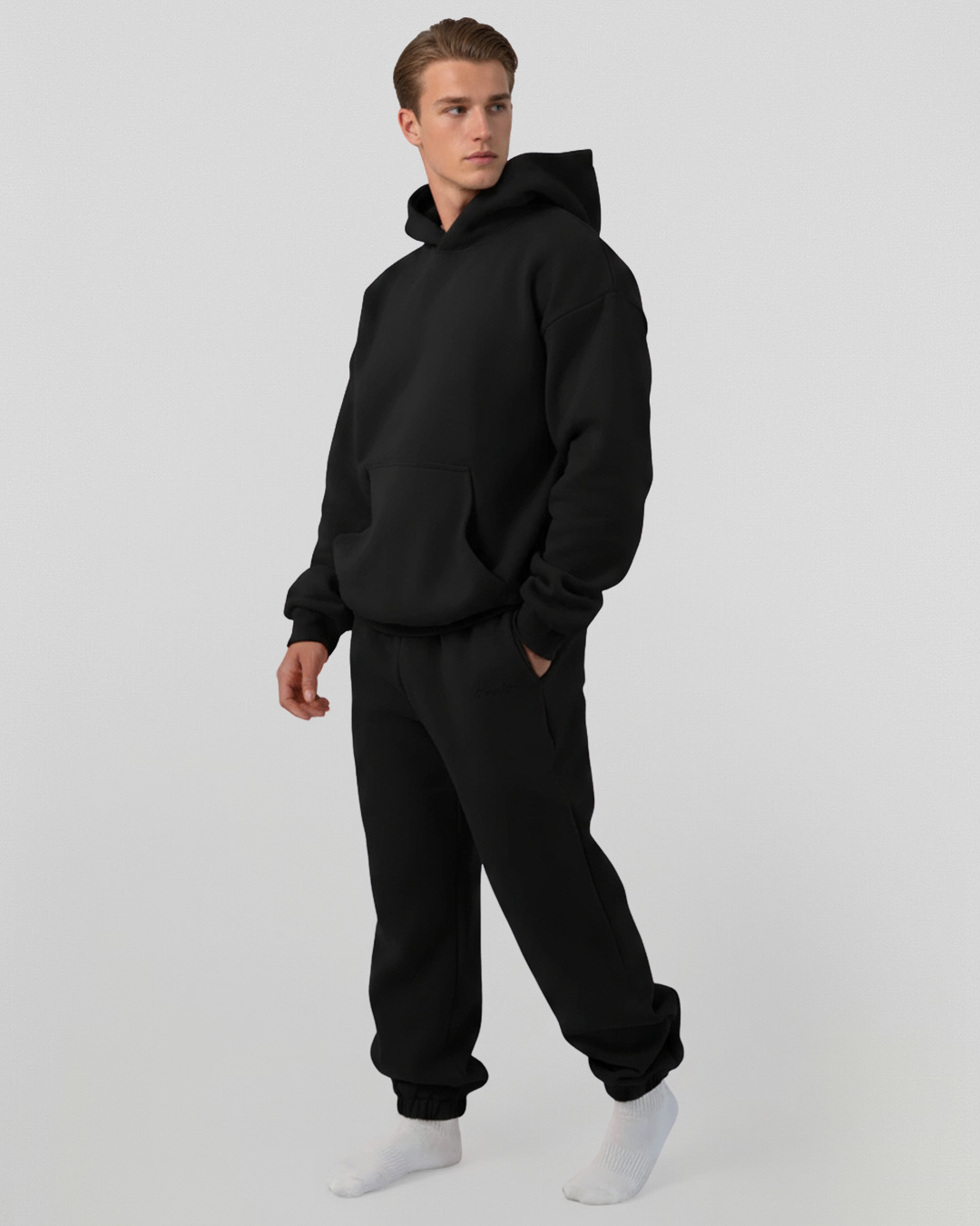 French Terry Set - Black