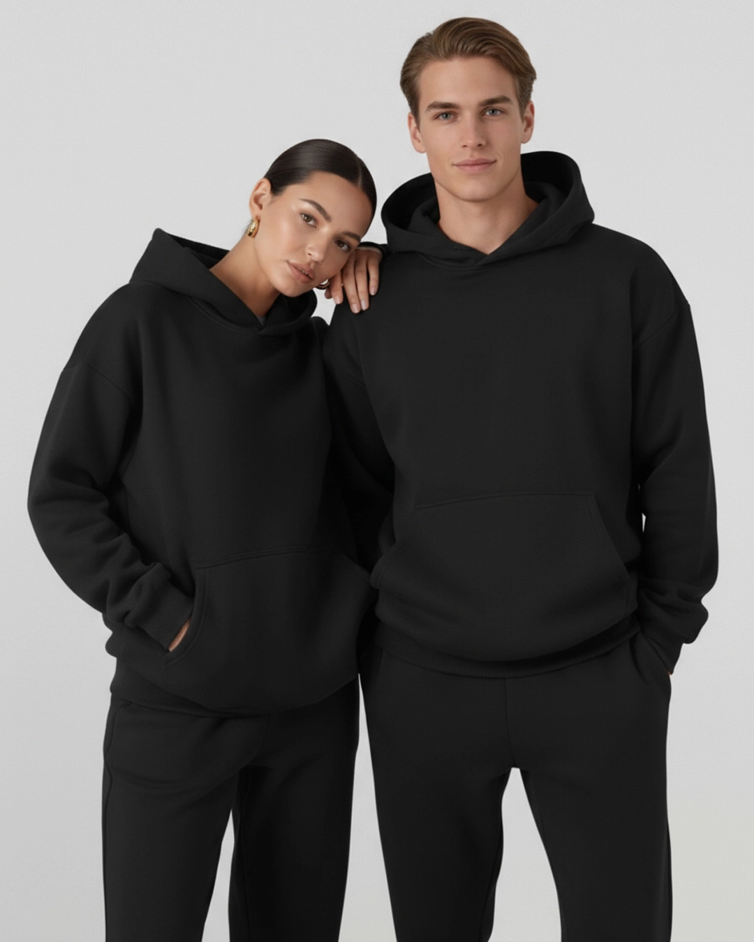 French Terry Set - Black