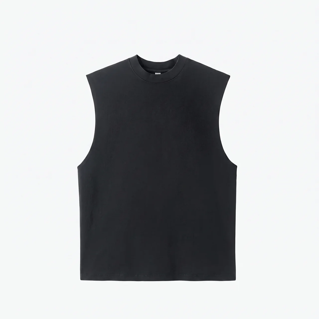 Canvas Muscle Tee - Black