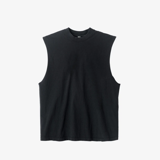 Canvas Muscle Tee - Black