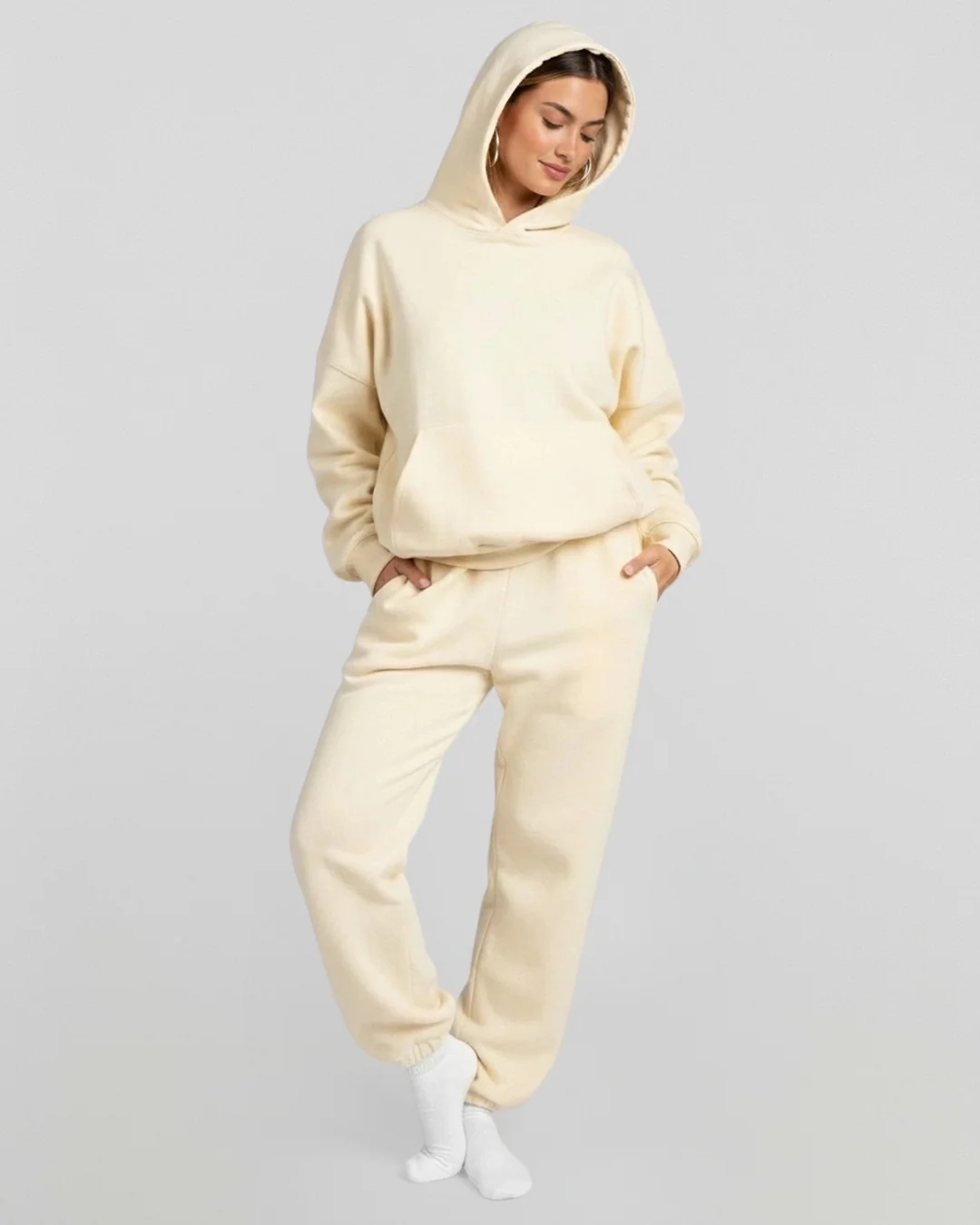 French Terry Set - Buttermilk