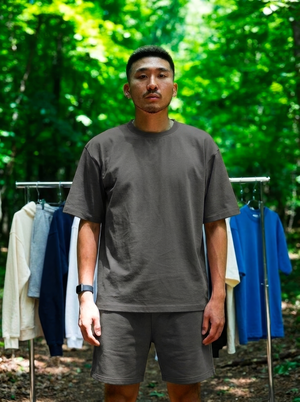Canvas T Shirt - Dark Grey