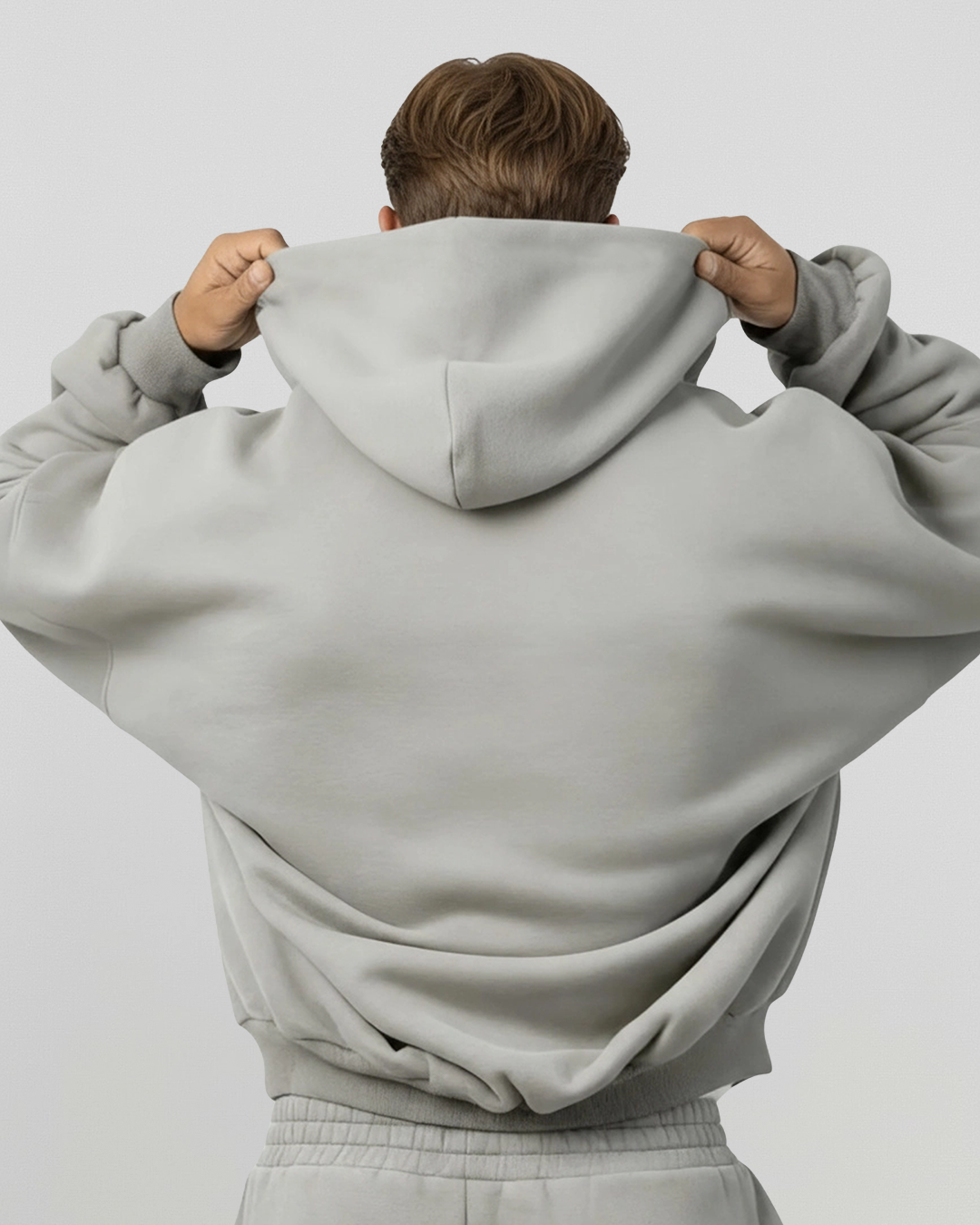 Cotton Fleece Set - Dark Grey