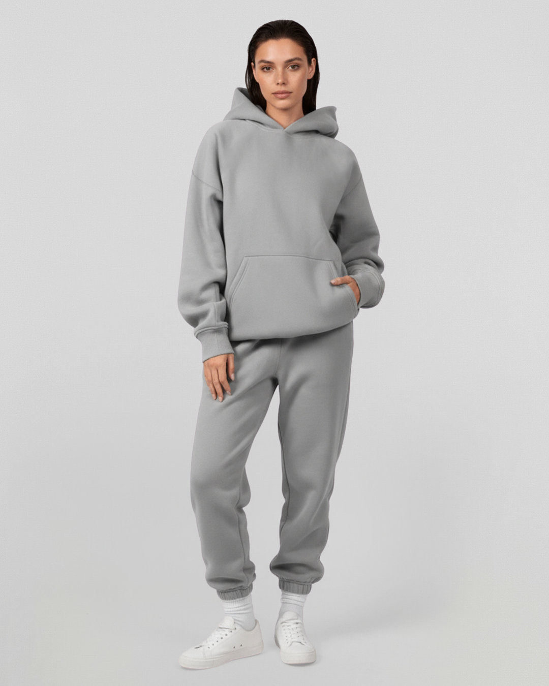 French Terry Set - Dark Grey