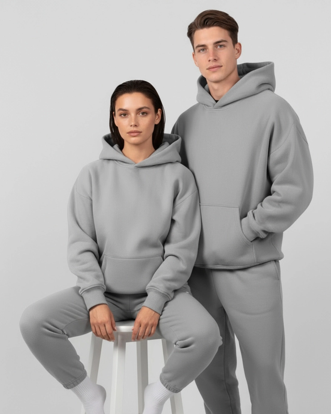 French Terry Set - Dark Grey