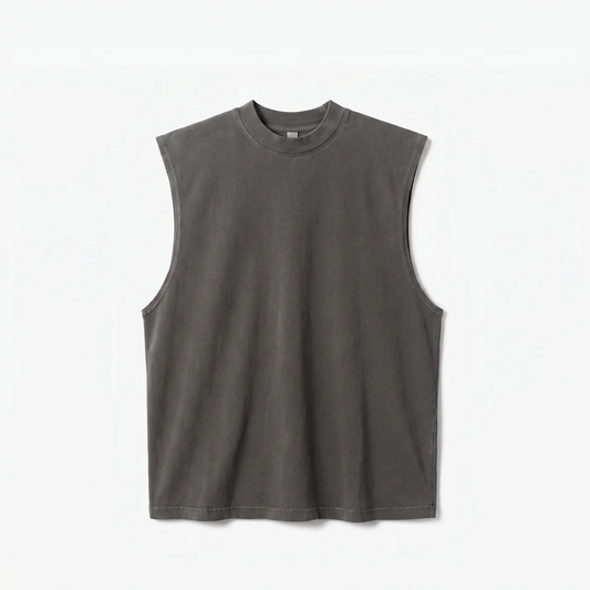 Canvas Muscle Tee - Dark Grey