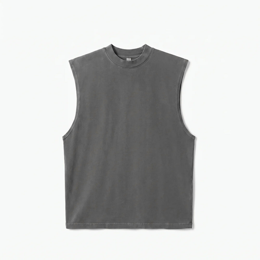 Canvas Muscle Tee - Dark Grey
