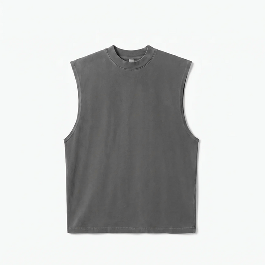 Canvas Muscle Tee - Dark Grey