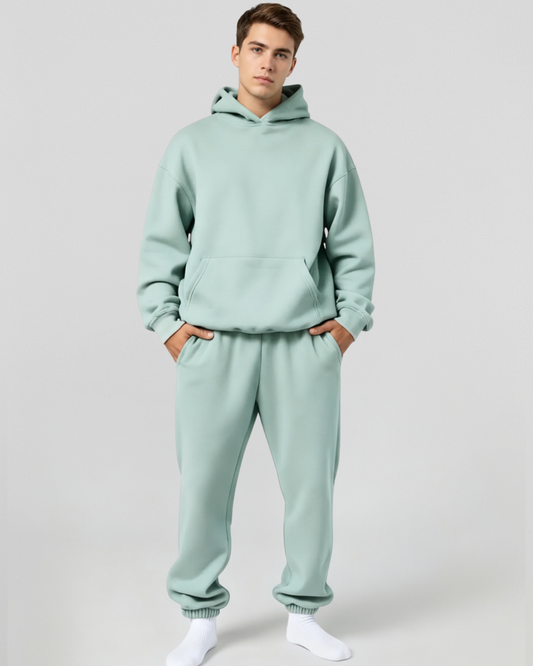 Cotton Fleece Set - Dusty Mint