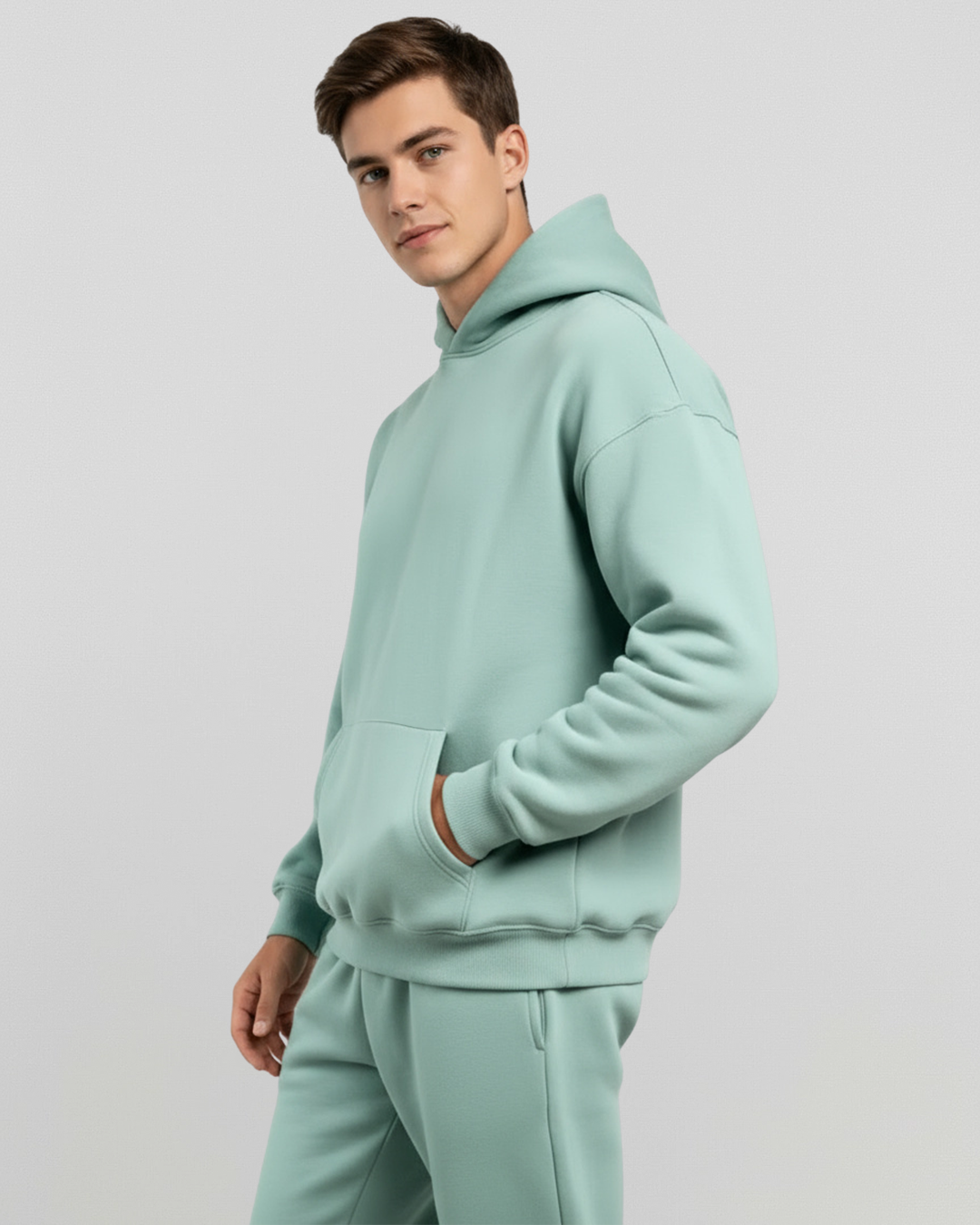 Cotton Fleece Set - Dusty Mint