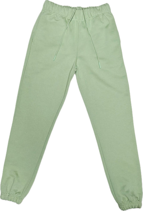 French Terry Joggers - Dusty Mint