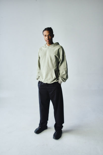 French Terry Hoodie - Light Sage