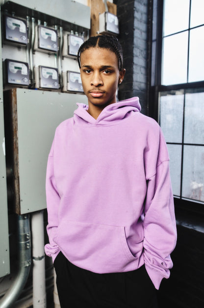 French Terry Hoodie - Lavender