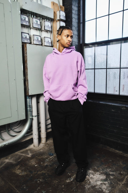 French Terry Hoodie - Lavender