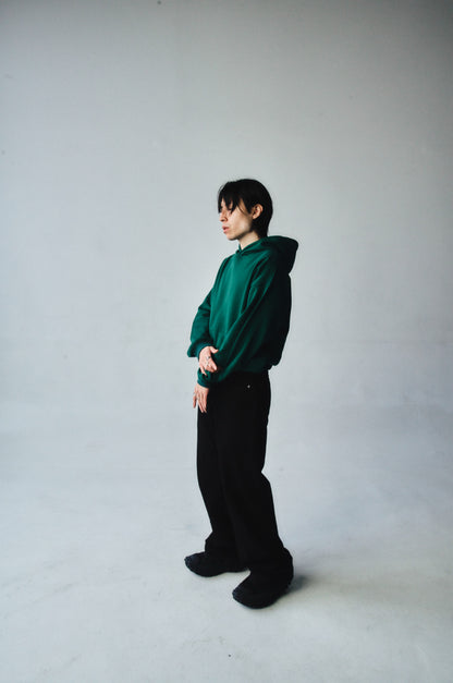 French Terry Hoodie - Hunter Green