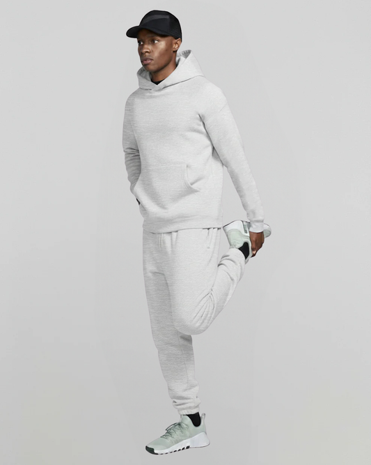 Men's Cotton Fleece Set - Light Oatmeal