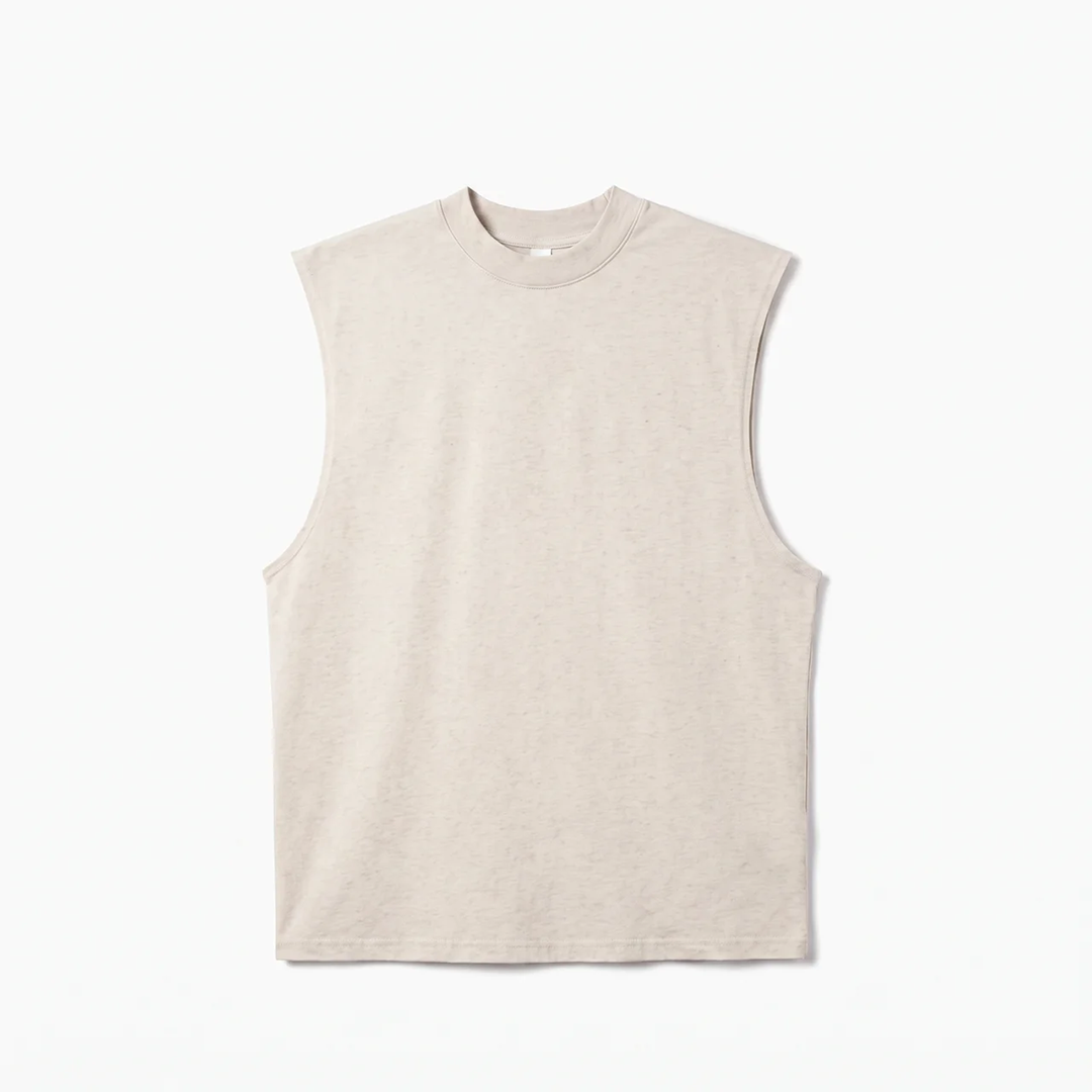 Canvas Muscle Tee - Light Oatmeal