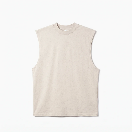 Canvas Muscle Tee - Light Oatmeal