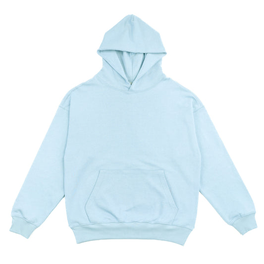 French Terry Hoodie - Baby Blue