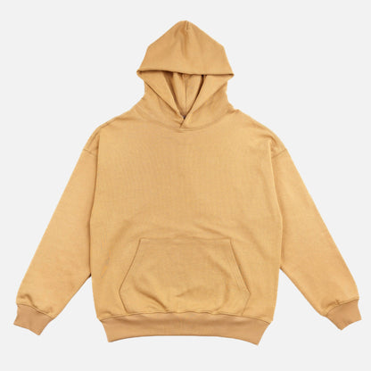 French Terry Hoodie - Camel