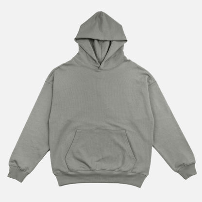 French Terry Hoodie - Dark Grey