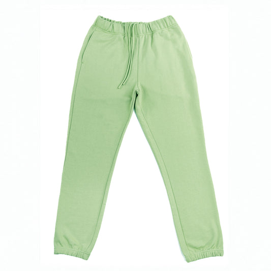 French Terry Joggers - Dusty Mint