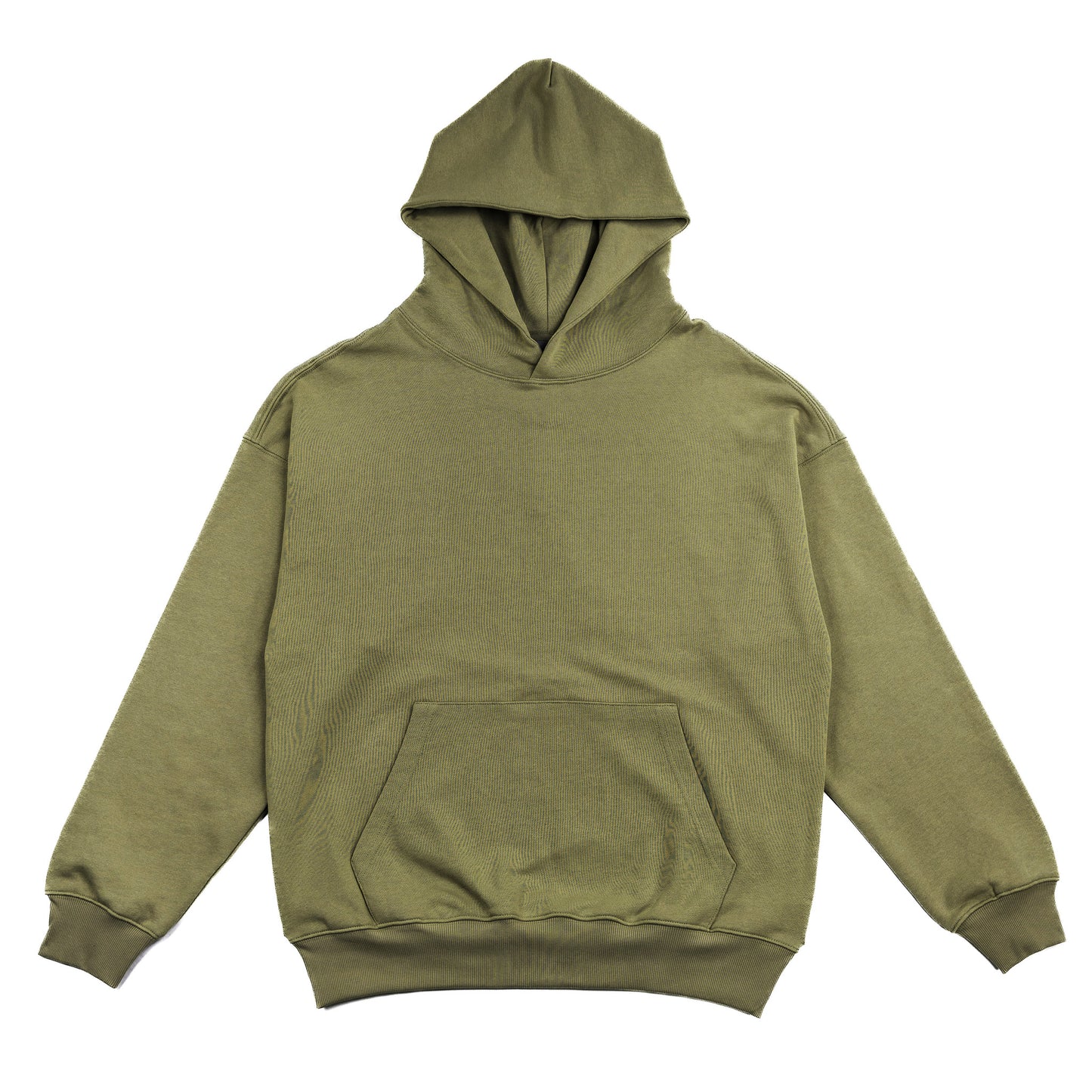 French Terry Hoodie - Olive