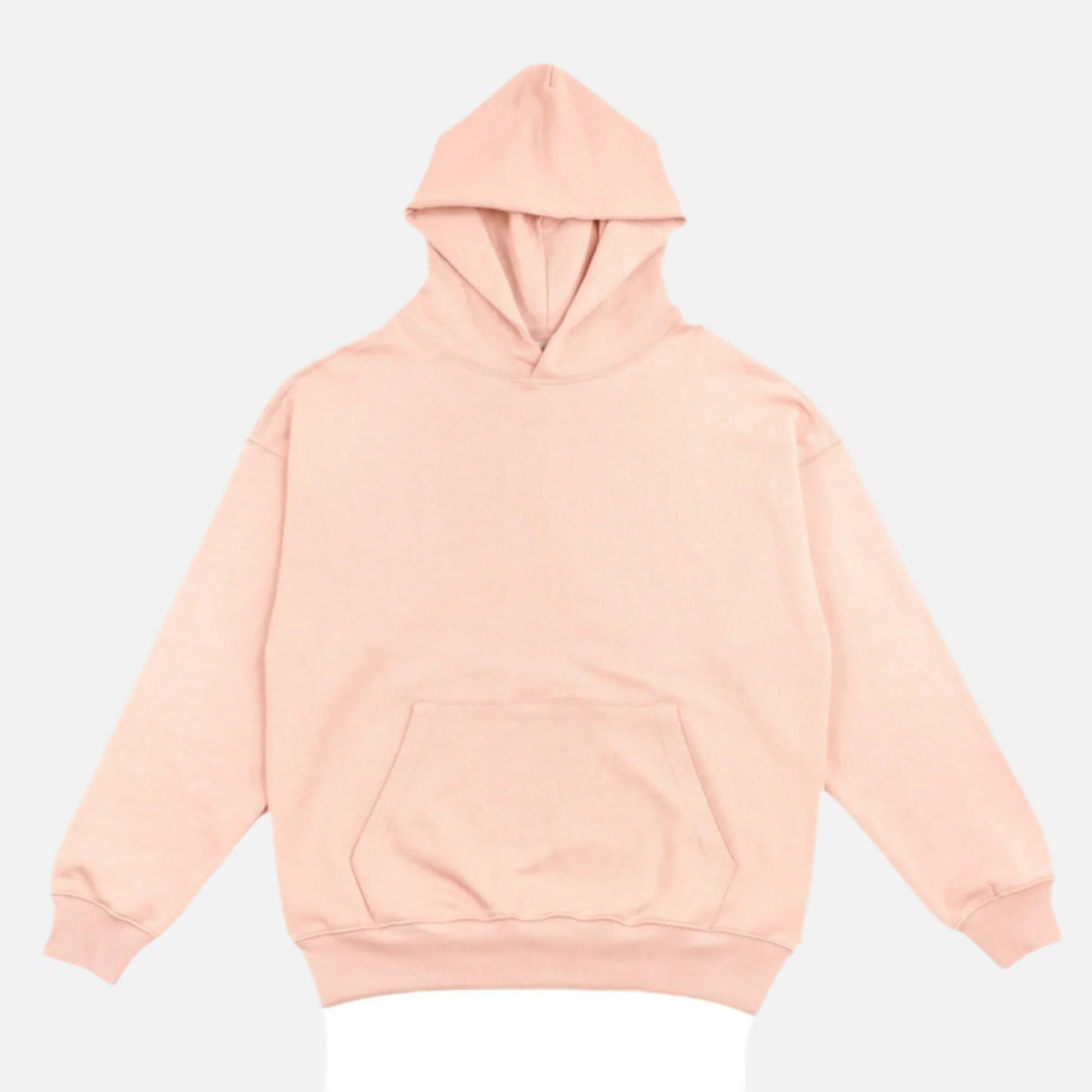 French Terry Hoodie - Pale Pink