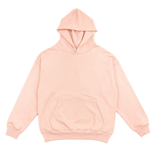 French Terry Hoodie - Pale Pink