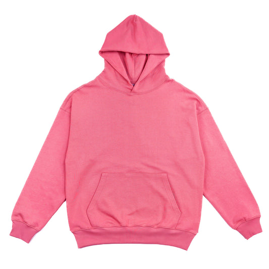 French Terry Hoodie - Pastel Magenta