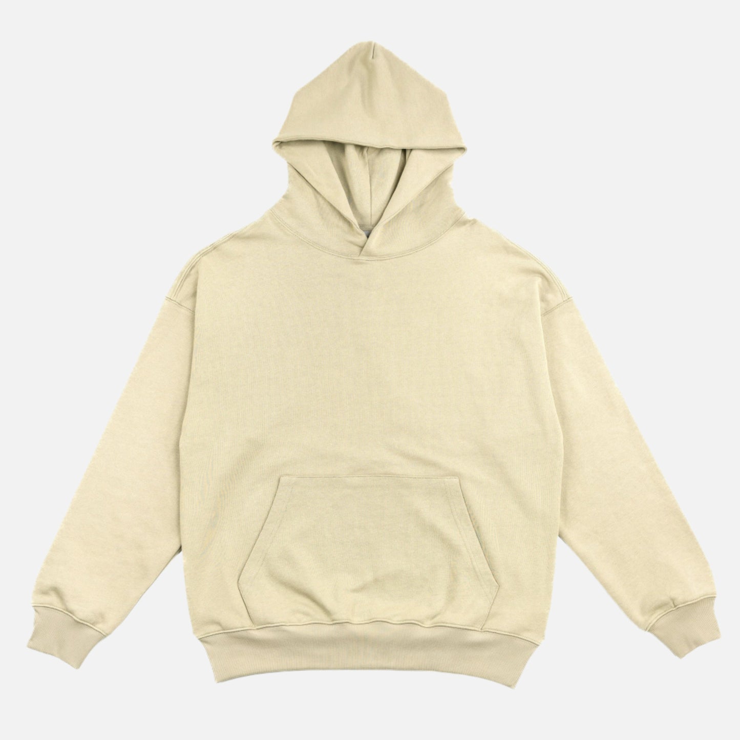 French Terry Hoodie - Stone