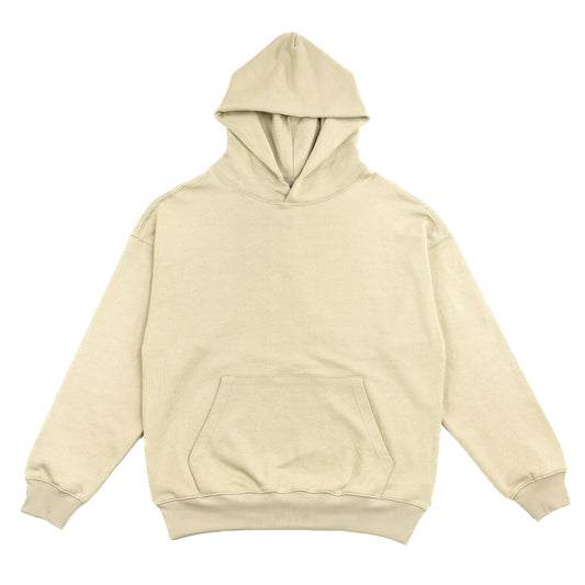 French Terry Hoodie - Stone