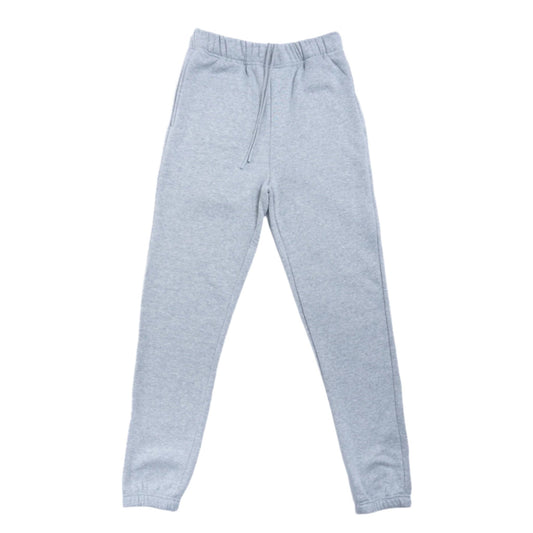 Cotton Fleece Joggers - Heather Grey