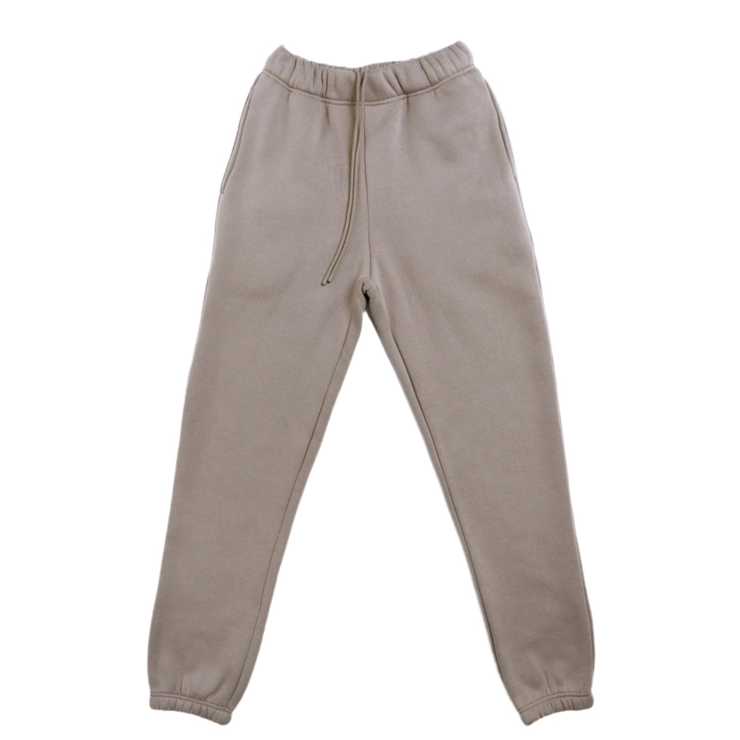 Cotton Fleece Joggers- Khaki