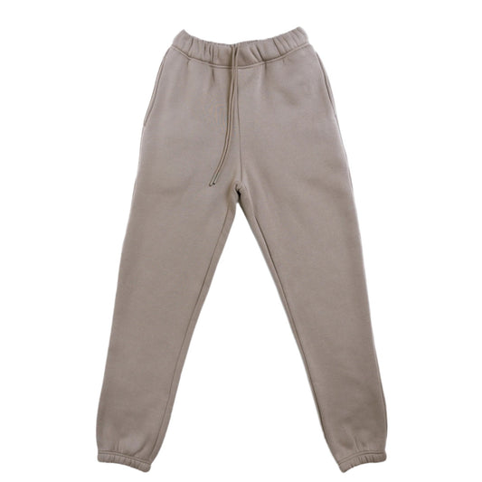 Cotton Fleece Joggers- Khaki