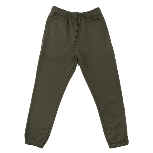 Cotton Fleece Joggers - Olive