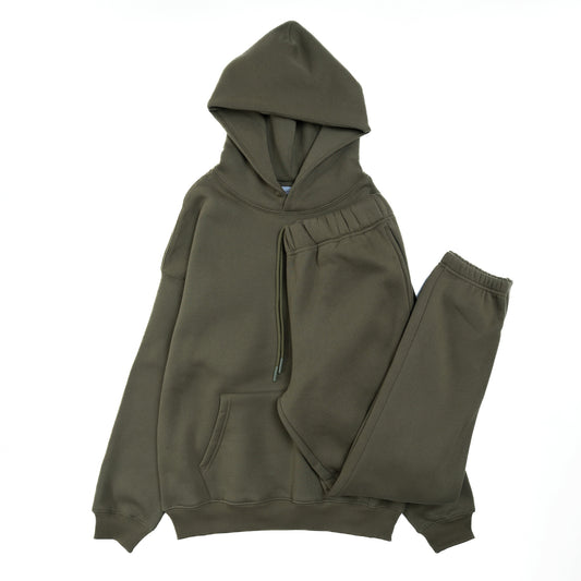 Cotton Fleece Set - Olive