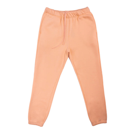 Cotton Fleece Joggers - Peach Fuzz