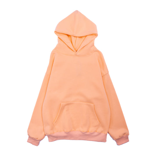 Cotton Fleece Hoodie - Peach Fuzz