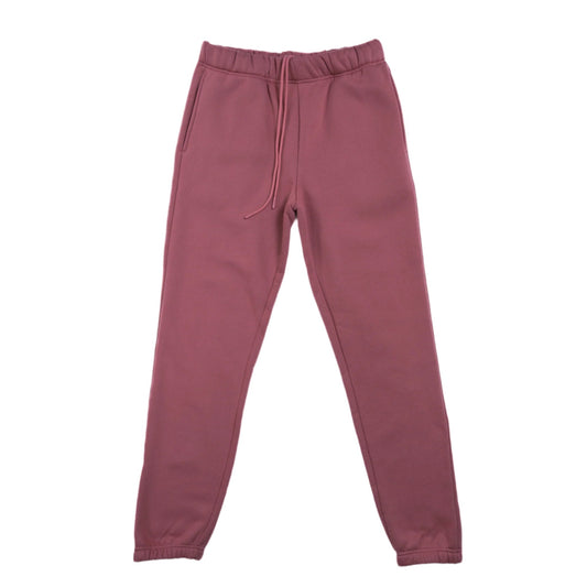 Cotton Fleece Joggers - Rose Wine