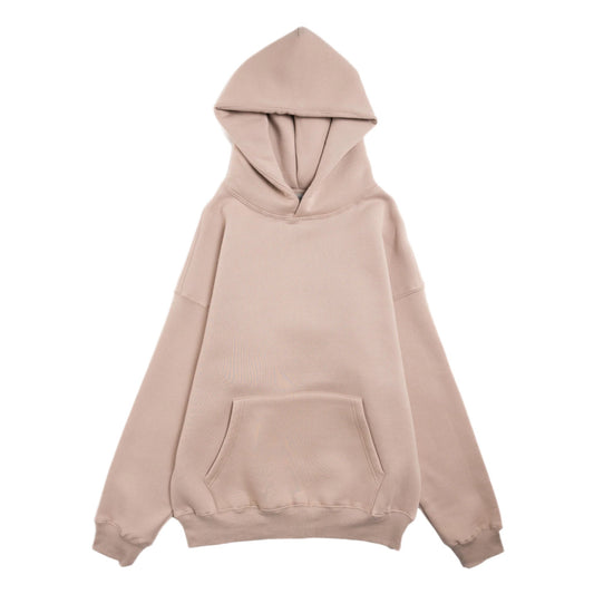 Cotton Fleece Hoodie - Sand