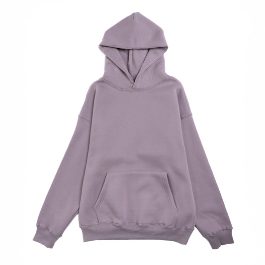 Cotton Fleece Hoodie - Shadow Purple