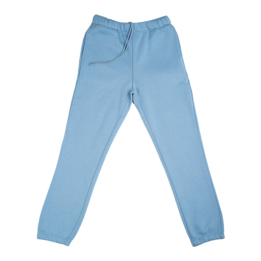 Cotton Fleece Joggers - Smokey Blue