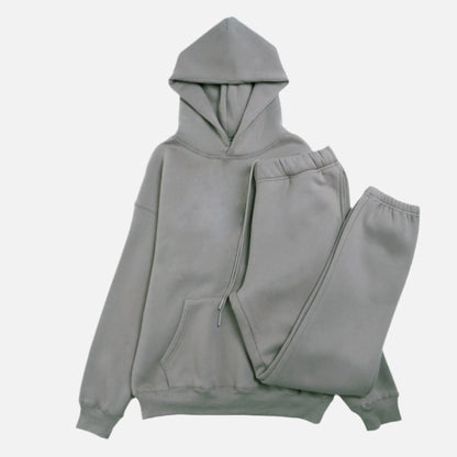 Cotton Fleece Set - Dark Grey