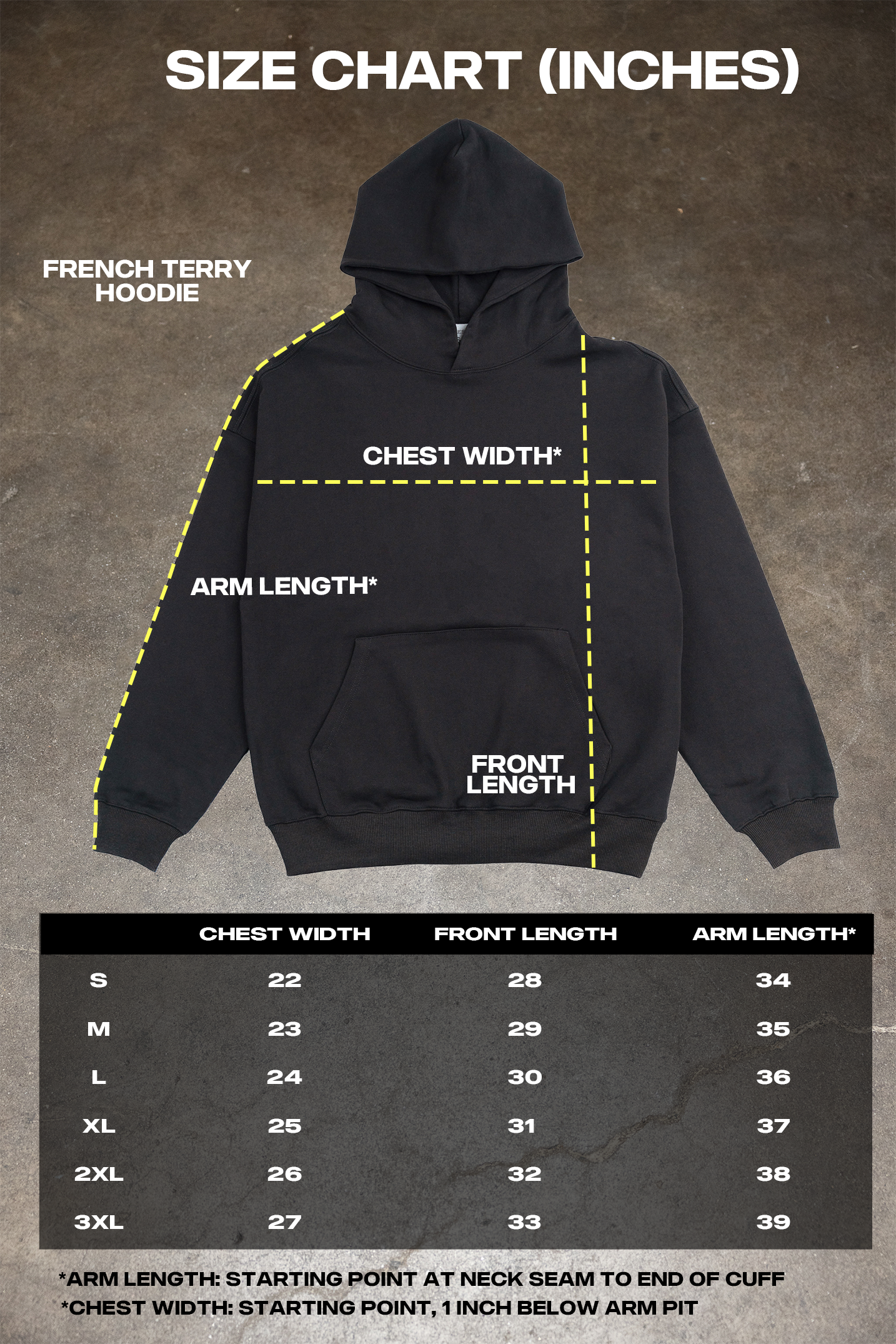 French Terry Hoodie - Light Oatmeal