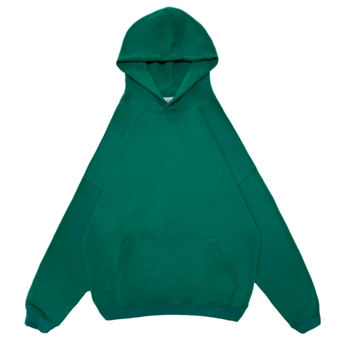 French Terry Hoodie - Hunter Green