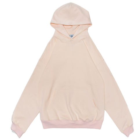 French Terry Hoodie - Pale Pink