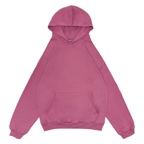 French Terry Hoodie - Pastel Magenta