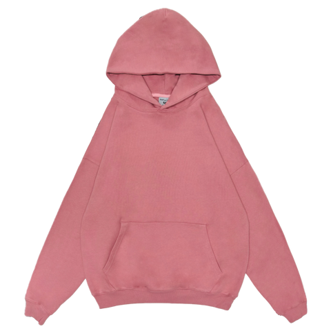 French Terry Hoodie - Rose Wine